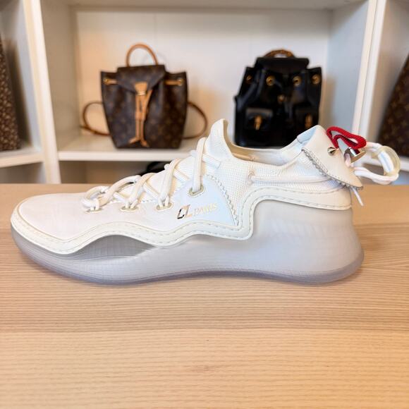 Christian Louboutin Arpoador White Leather Drawstring Low Top Sneakers 42.5 main image 13